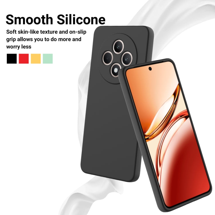 For OPPO F27 5G Solid Color Liquid Silicone Dropproof Full Coverage Phone Case