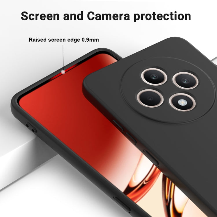 For OPPO F27 5G Solid Color Liquid Silicone Dropproof Full Coverage Phone Case