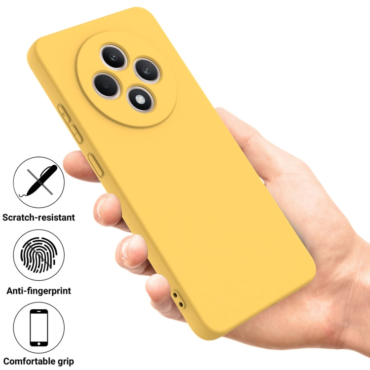 For OPPO F27 5G Solid Color Liquid Silicone Dropproof Full Coverage Phone Case