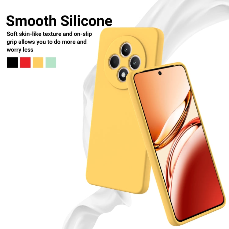 For OPPO F27 5G Solid Color Liquid Silicone Dropproof Full Coverage Phone Case