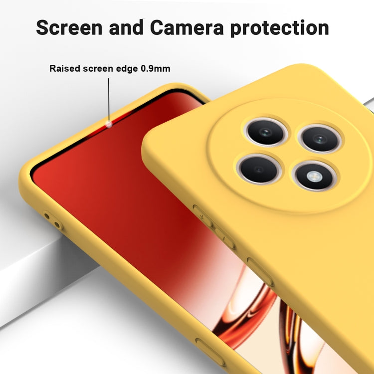For OPPO F27 5G Solid Color Liquid Silicone Dropproof Full Coverage Phone Case
