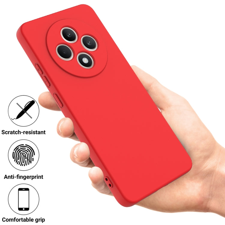 For OPPO F27 5G Solid Color Liquid Silicone Dropproof Full Coverage Phone Case