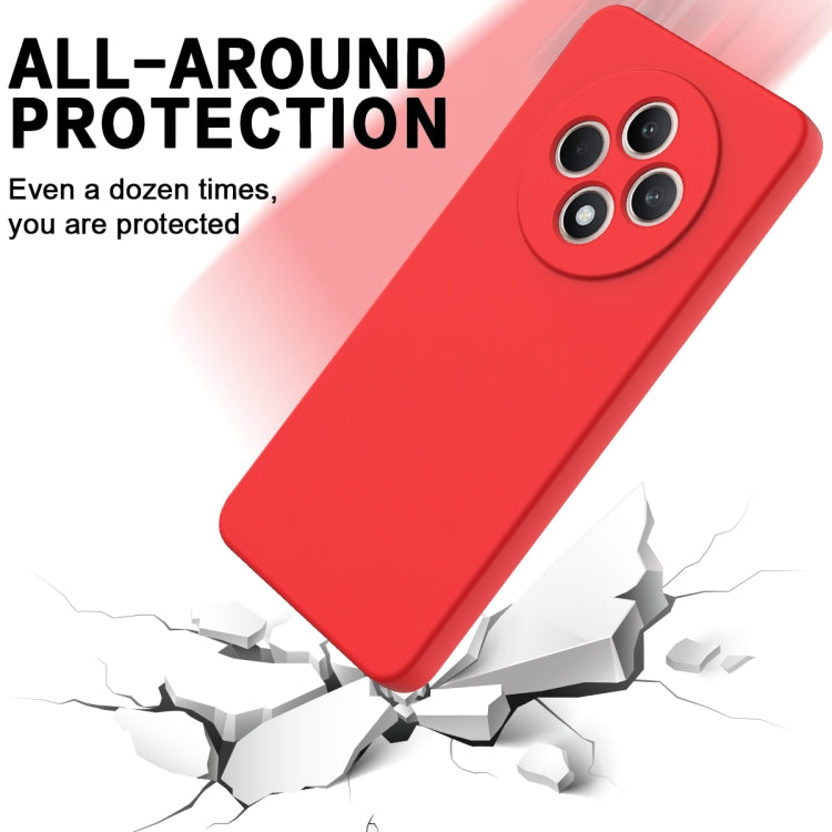 For OPPO F27 5G Solid Color Liquid Silicone Dropproof Full Coverage Phone Case