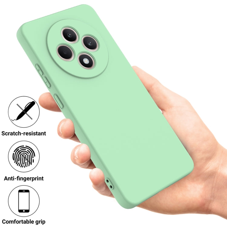 For OPPO F27 5G Solid Color Liquid Silicone Dropproof Full Coverage Phone Case