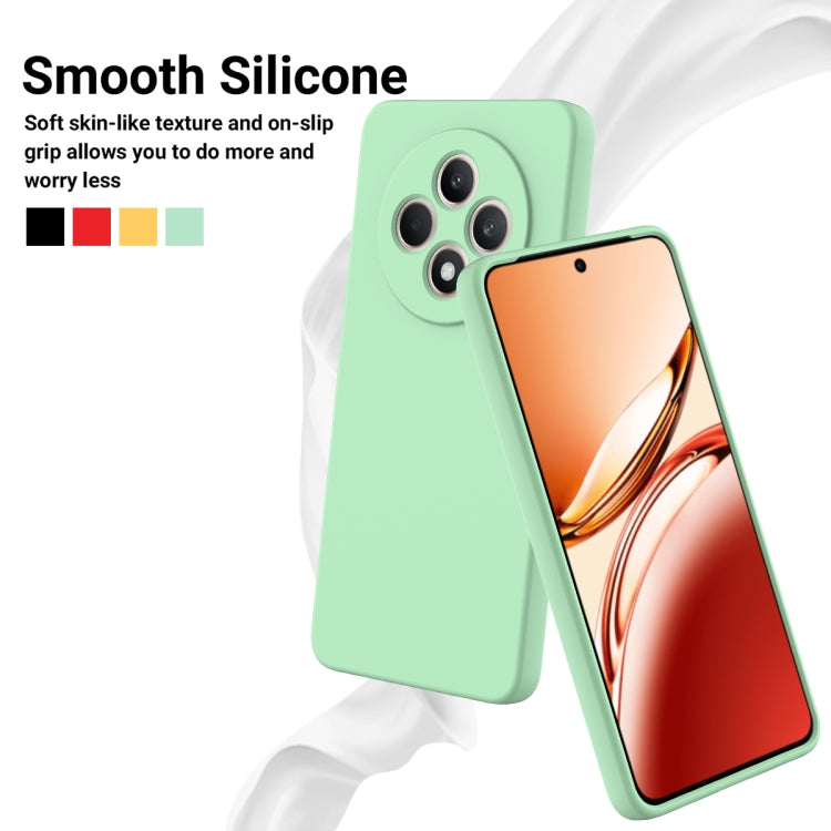 For OPPO F27 5G Solid Color Liquid Silicone Dropproof Full Coverage Phone Case