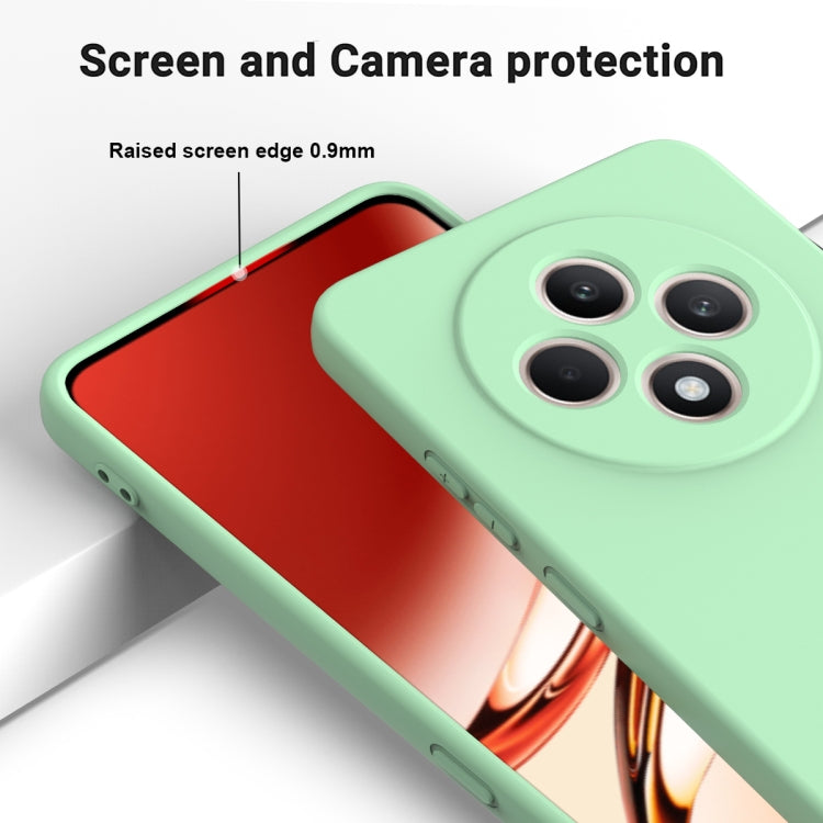 For OPPO F27 5G Solid Color Liquid Silicone Dropproof Full Coverage Phone Case