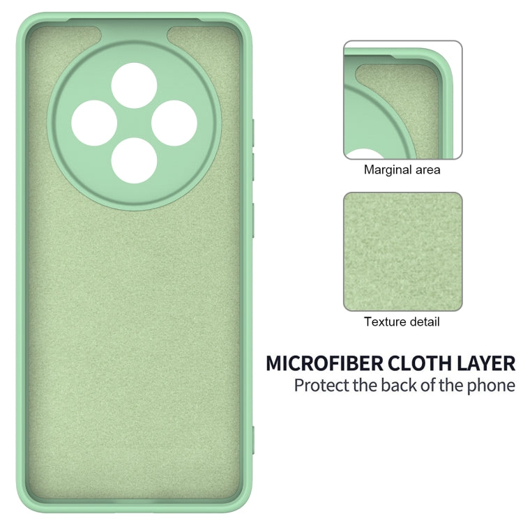 For OPPO F27 5G Solid Color Liquid Silicone Dropproof Full Coverage Phone Case