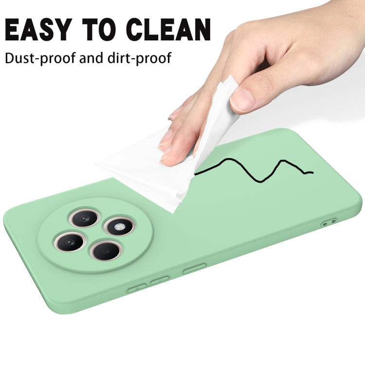 For OPPO F27 5G Solid Color Liquid Silicone Dropproof Full Coverage Phone Case