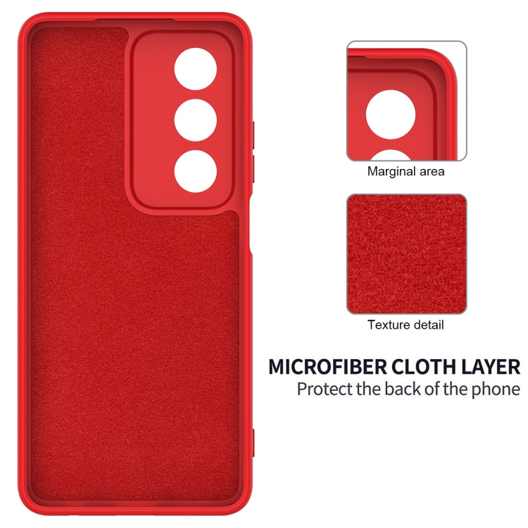 For OPPO A3 Pro 5G India Solid Color Liquid Silicone Dropproof Full Coverage Phone Case