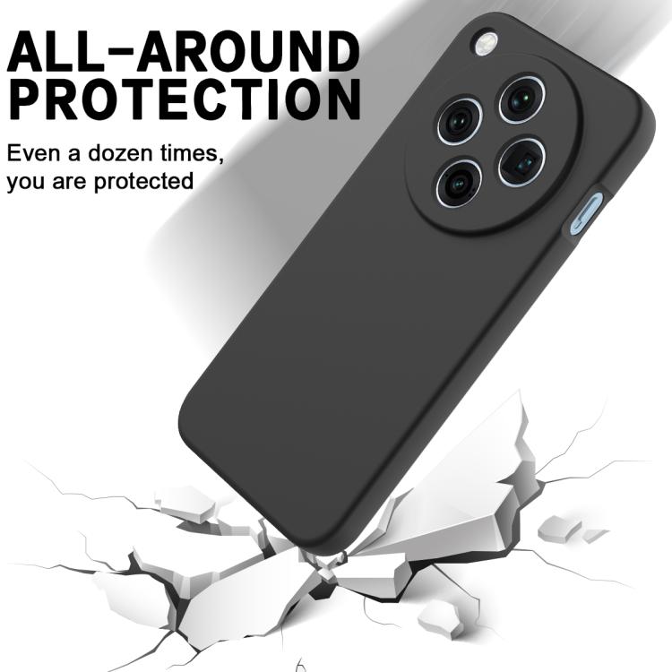 For OPPO Find X8 Pro Solid Color Liquid Silicone Dropproof Full Coverage Phone Case