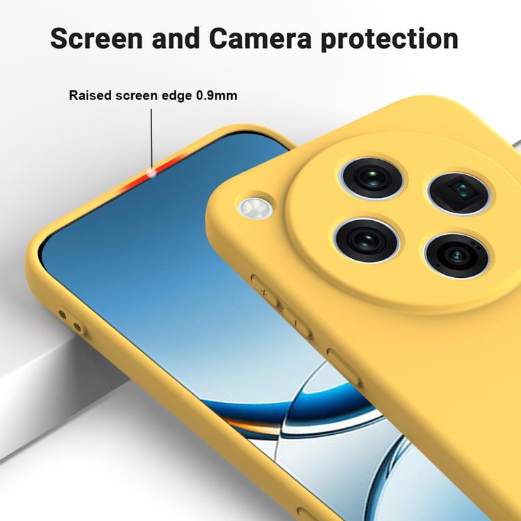 For OPPO Find X8 Pro Solid Color Liquid Silicone Dropproof Full Coverage Phone Case