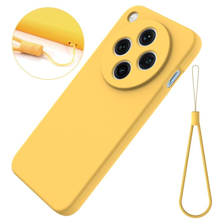 For OPPO Find X8 Pro Solid Color Liquid Silicone Dropproof Full Coverage Phone Case