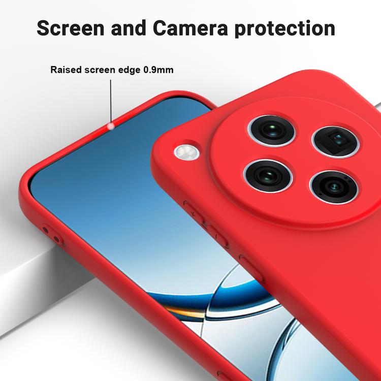 For OPPO Find X8 Pro Solid Color Liquid Silicone Dropproof Full Coverage Phone Case