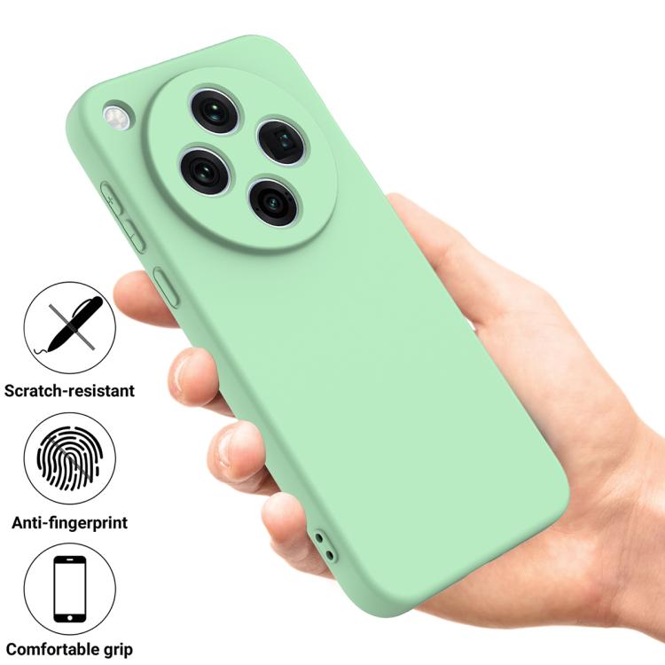For OPPO Find X8 Pro Solid Color Liquid Silicone Dropproof Full Coverage Phone Case