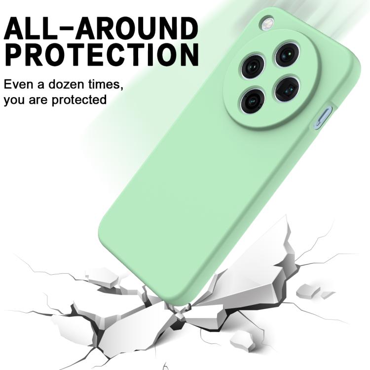 For OPPO Find X8 Pro Solid Color Liquid Silicone Dropproof Full Coverage Phone Case
