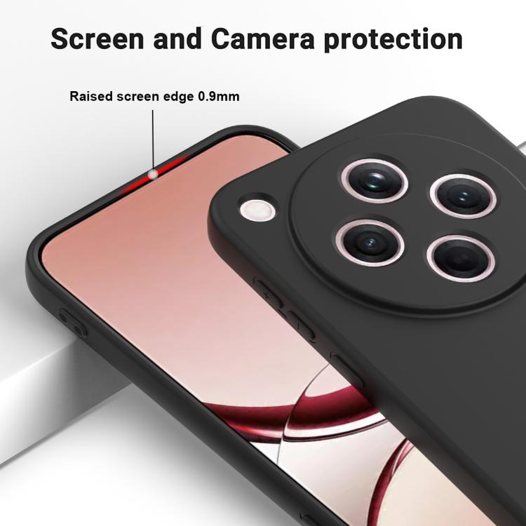 For OPPO Find X8 Solid Color Liquid Silicone Dropproof Full Coverage Phone Case
