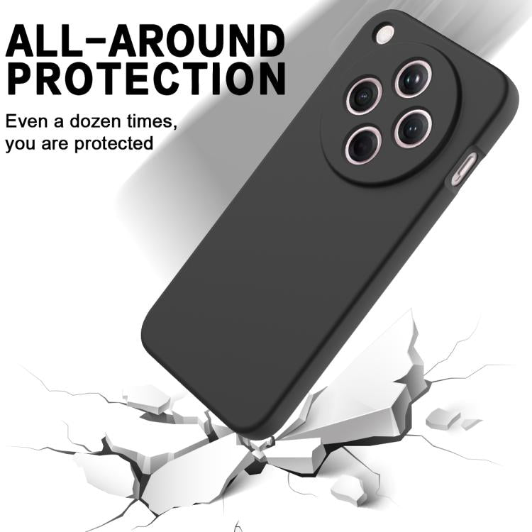 For OPPO Find X8 Solid Color Liquid Silicone Dropproof Full Coverage Phone Case