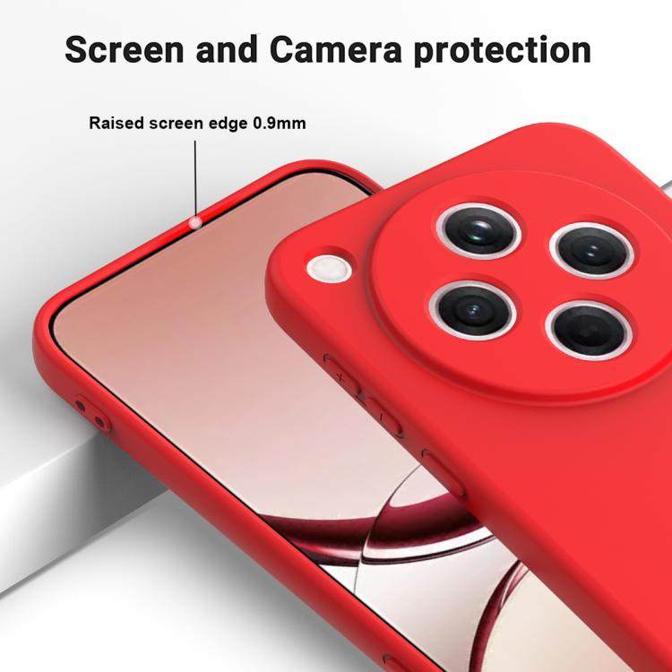 For OPPO Find X8 Solid Color Liquid Silicone Dropproof Full Coverage Phone Case