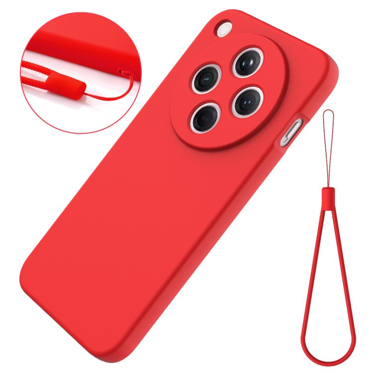 For OPPO Find X8 Solid Color Liquid Silicone Dropproof Full Coverage Phone Case