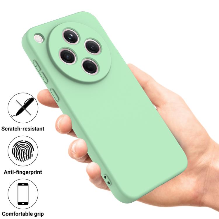 For OPPO Find X8 Solid Color Liquid Silicone Dropproof Full Coverage Phone Case
