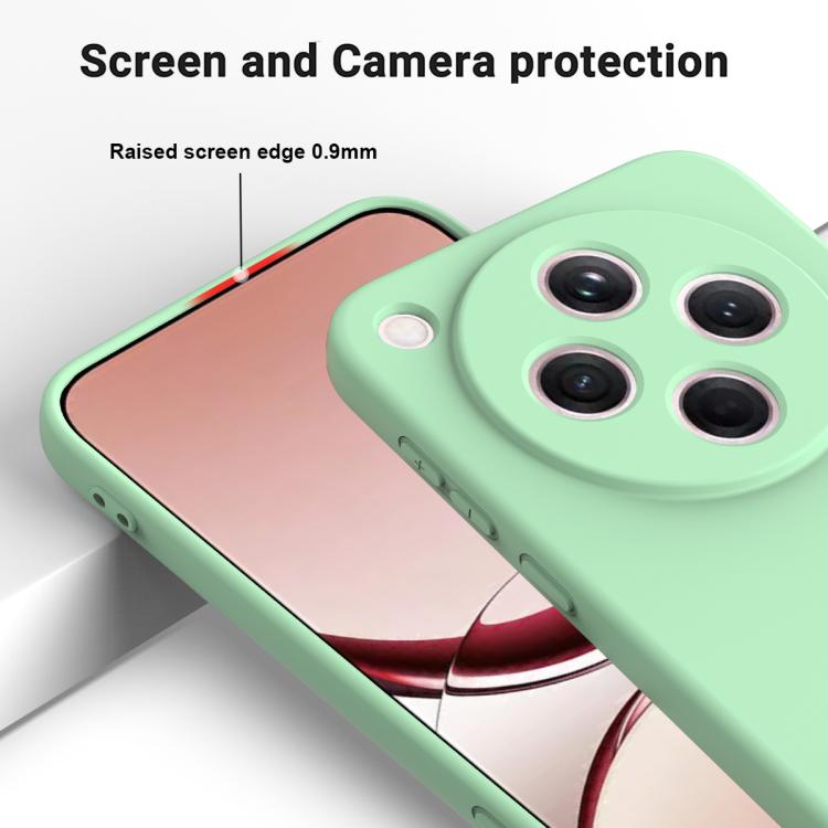 For OPPO Find X8 Solid Color Liquid Silicone Dropproof Full Coverage Phone Case