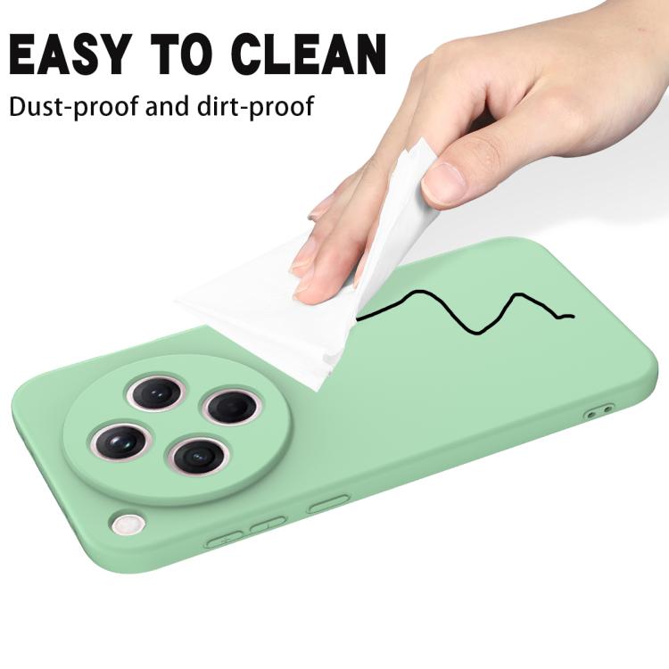 For OPPO Find X8 Solid Color Liquid Silicone Dropproof Full Coverage Phone Case