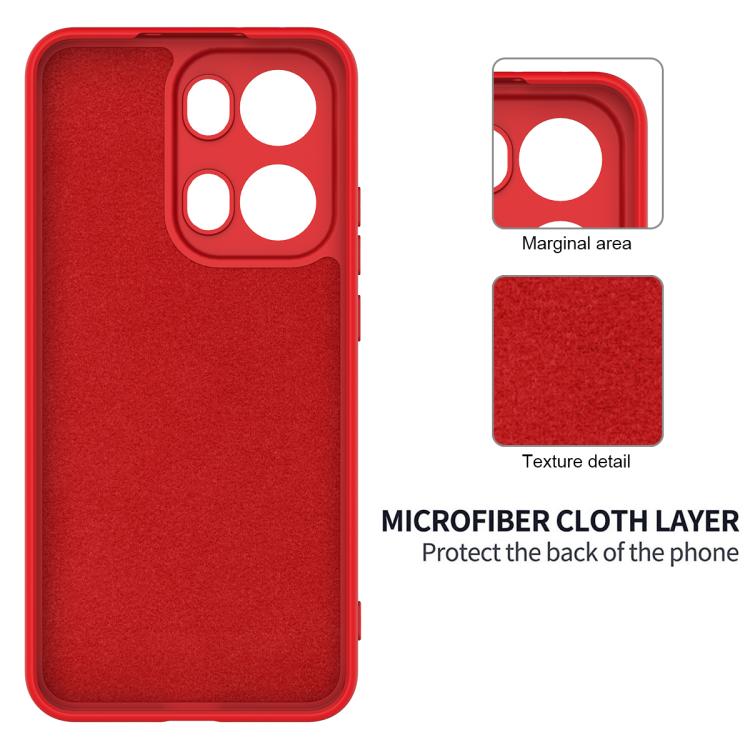For OPPO Reno13 Pro 5G Global Solid Color Liquid Silicone Dropproof Full Coverage Phone Case