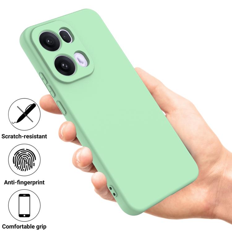 For OPPO Reno13 Pro 5G Global Solid Color Liquid Silicone Dropproof Full Coverage Phone Case