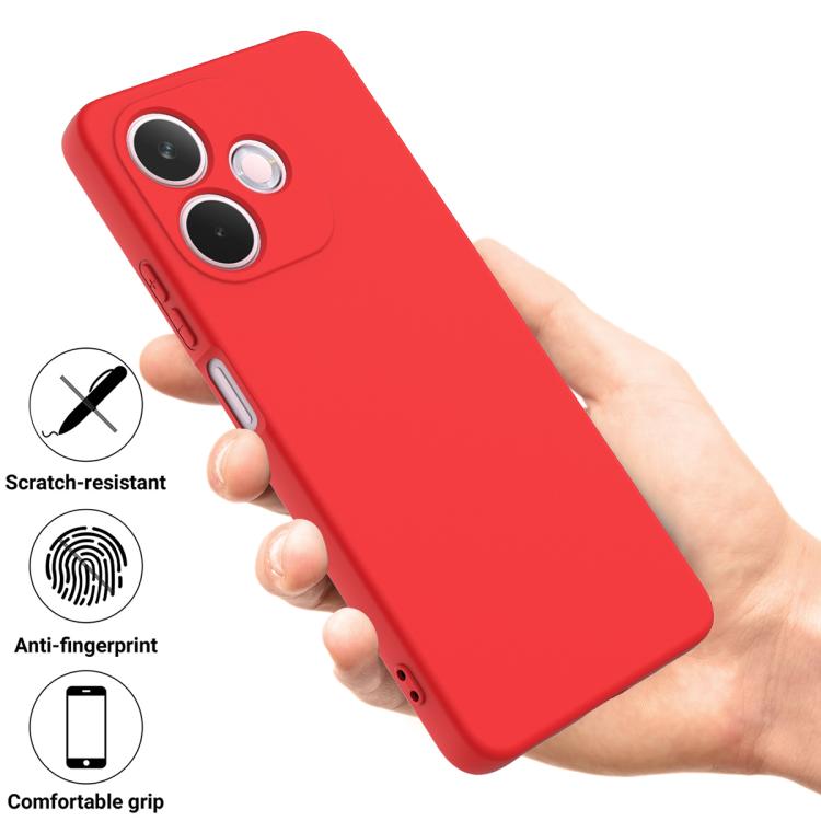 For OPPO A5 Pro 5G Solid Color Liquid Silicone Dropproof Full Coverage Phone Case
