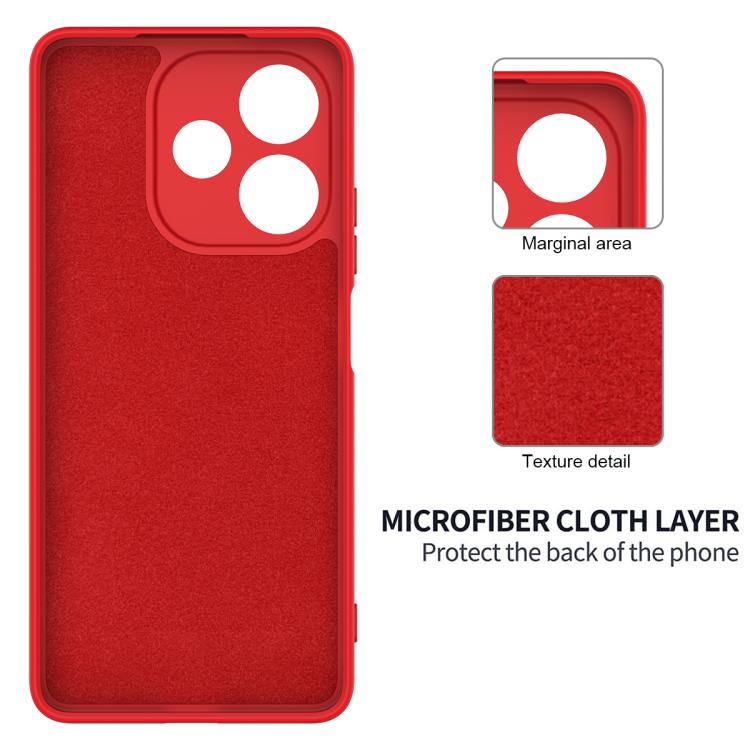For OPPO A5 Pro 5G Solid Color Liquid Silicone Dropproof Full Coverage Phone Case