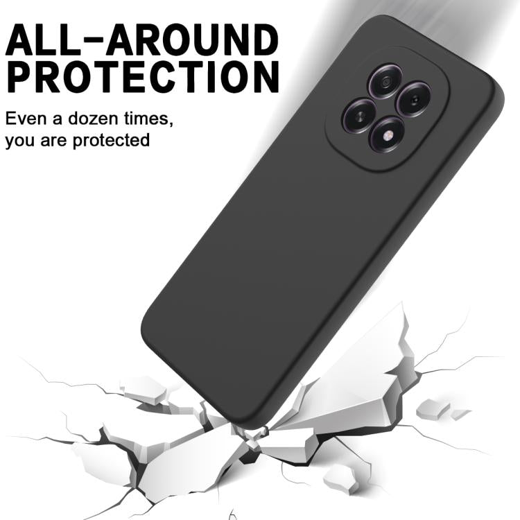 For OPPO F29 5G / A5 2025 Solid Color Liquid Silicone Dropproof Full Coverage Phone Case