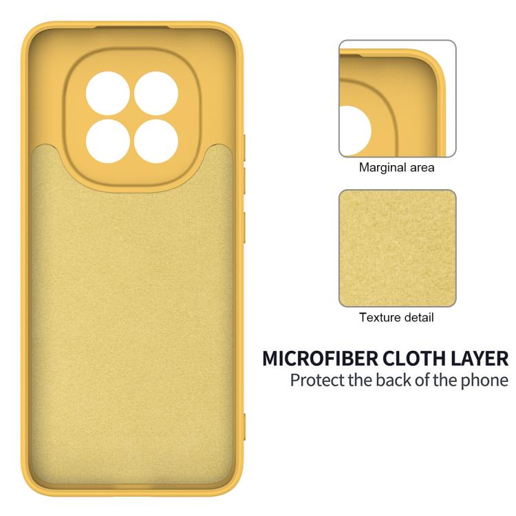 For OPPO F29 5G / A5 2025 Solid Color Liquid Silicone Dropproof Full Coverage Phone Case