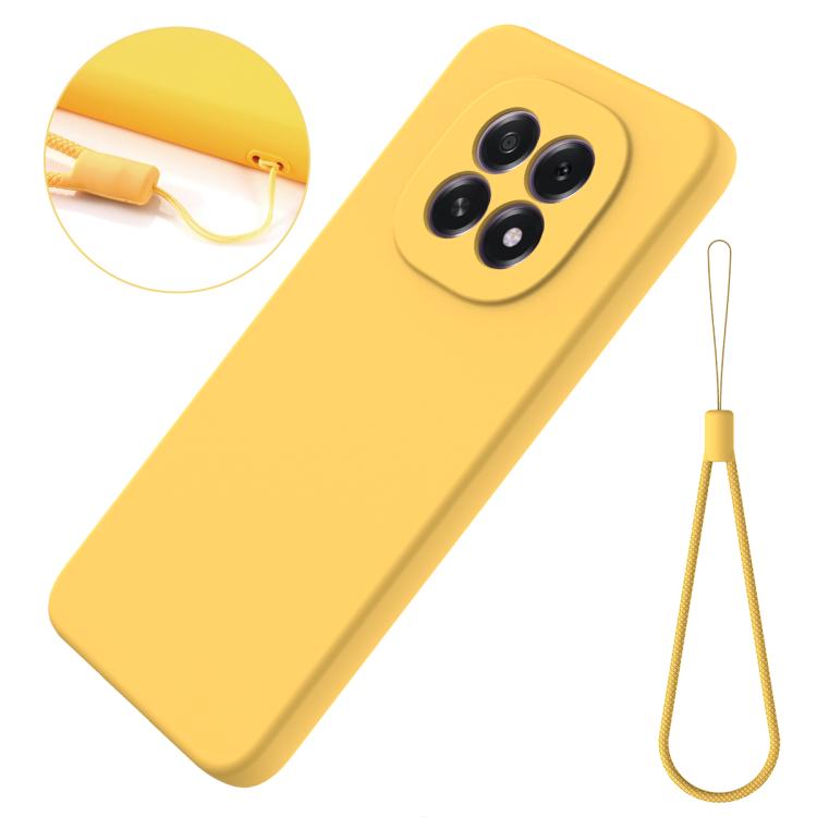 For OPPO F29 5G / A5 2025 Solid Color Liquid Silicone Dropproof Full Coverage Phone Case