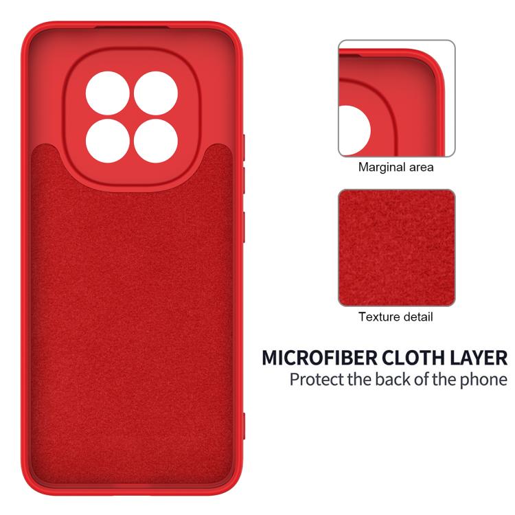For OPPO F29 5G / A5 2025 Solid Color Liquid Silicone Dropproof Full Coverage Phone Case