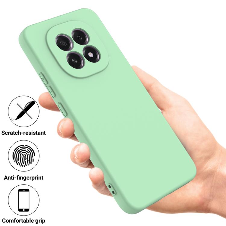For OPPO F29 5G / A5 2025 Solid Color Liquid Silicone Dropproof Full Coverage Phone Case