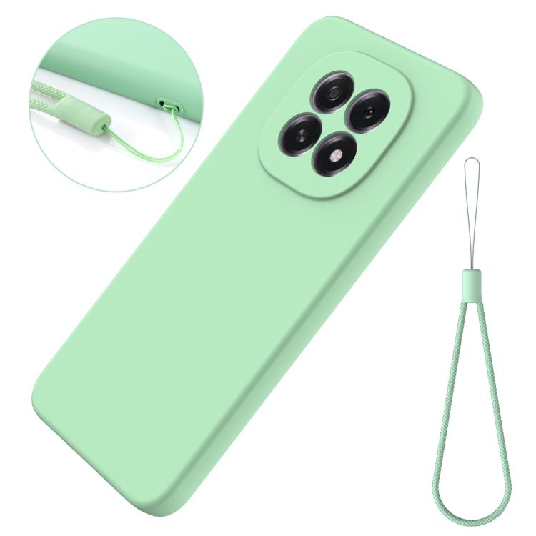 For OPPO F29 5G / A5 2025 Solid Color Liquid Silicone Dropproof Full Coverage Phone Case