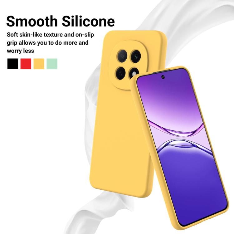 For OPPO F29 Pro 5G Solid Color Liquid Silicone Dropproof Full Coverage Phone Case