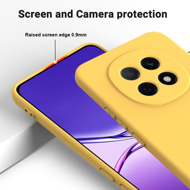 For OPPO F29 Pro 5G Solid Color Liquid Silicone Dropproof Full Coverage Phone Case