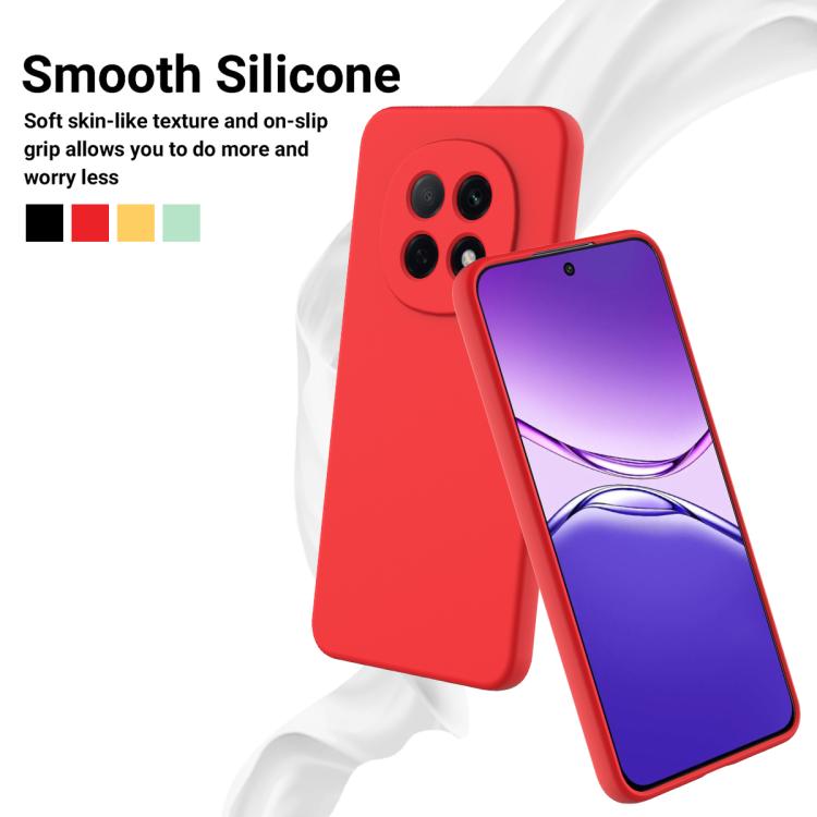 For OPPO F29 Pro 5G Solid Color Liquid Silicone Dropproof Full Coverage Phone Case