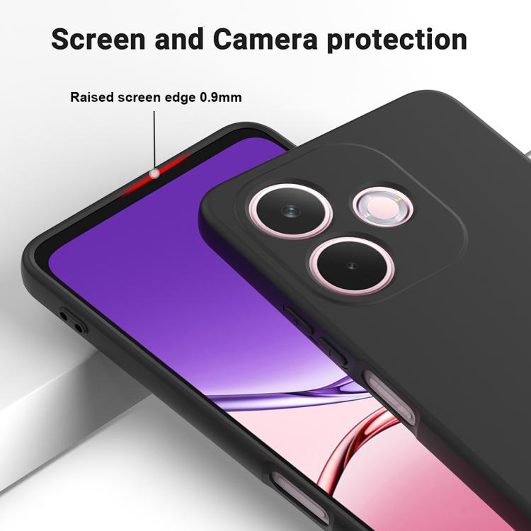For OPPO A5 Pro 4G Solid Color Liquid Silicone Dropproof Full Coverage Phone Case