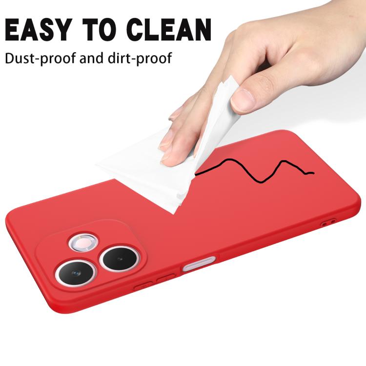 For OPPO A5 Pro 4G Solid Color Liquid Silicone Dropproof Full Coverage Phone Case