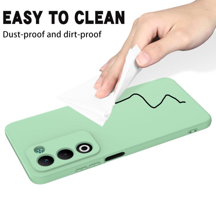 For OPPO A5 4G / 5G Global / A5i Pro 4G Solid Color Liquid Silicone Dropproof Full Coverage Phone Case