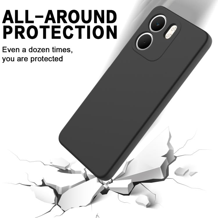 For OPPO A5x 4G / 5G Solid Color Liquid Silicone Dropproof Full Coverage Phone Case