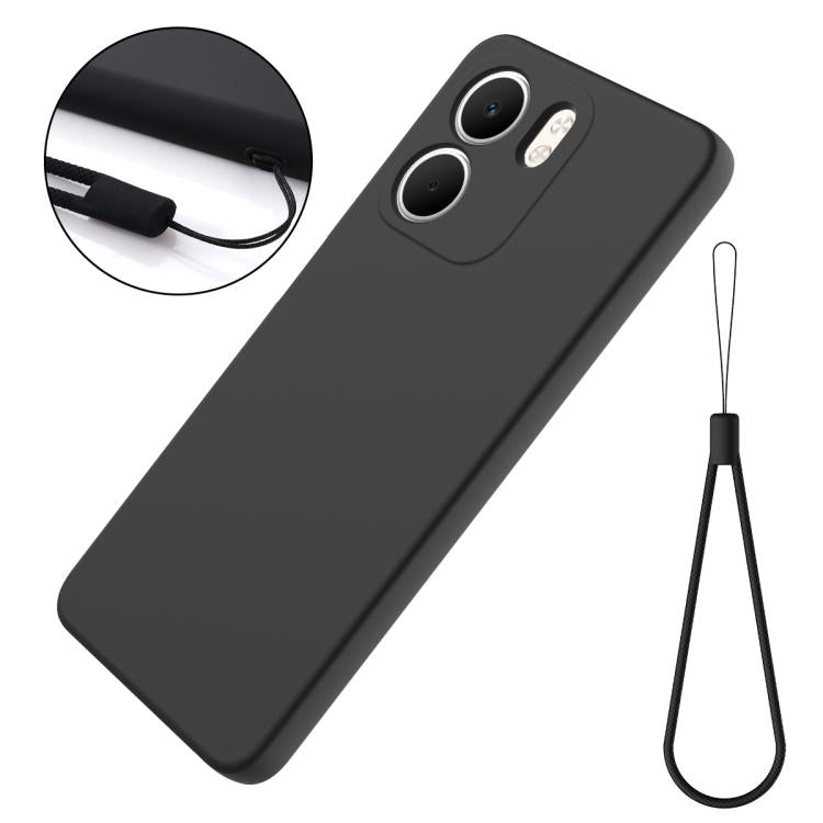 For OPPO A5x 4G / 5G Solid Color Liquid Silicone Dropproof Full Coverage Phone Case