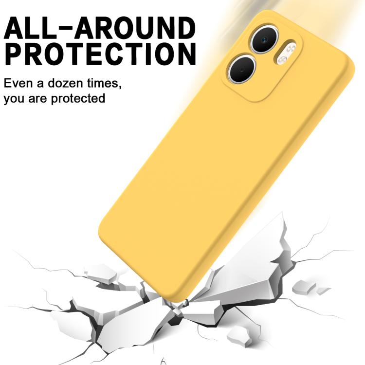 For OPPO A5x 4G / 5G Solid Color Liquid Silicone Dropproof Full Coverage Phone Case
