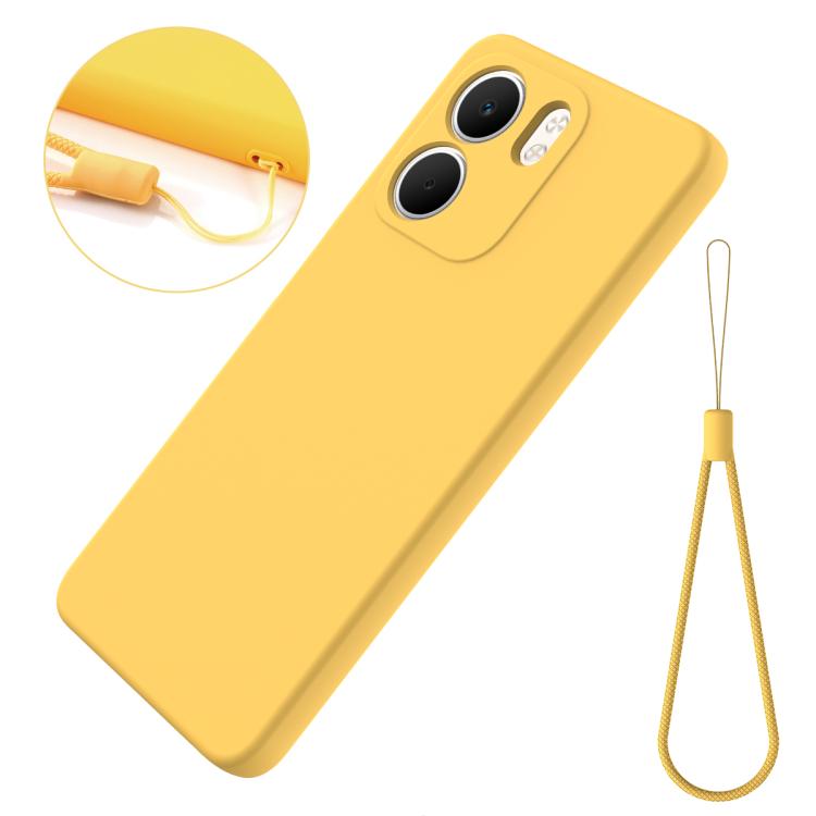 For OPPO A5x 4G / 5G Solid Color Liquid Silicone Dropproof Full Coverage Phone Case