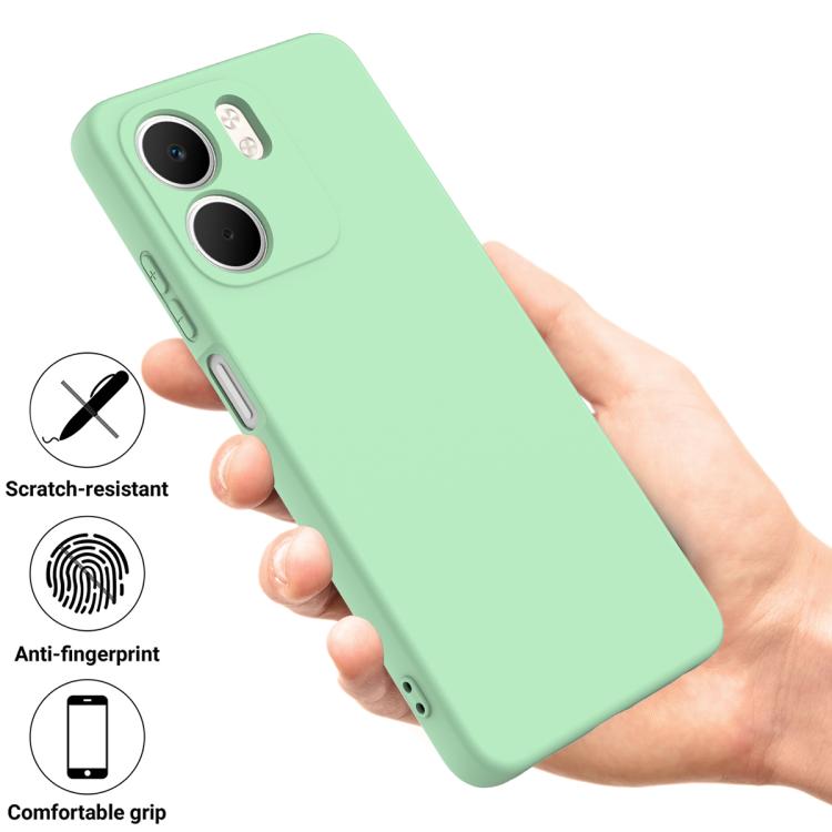 For OPPO A5x 4G / 5G Solid Color Liquid Silicone Dropproof Full Coverage Phone Case