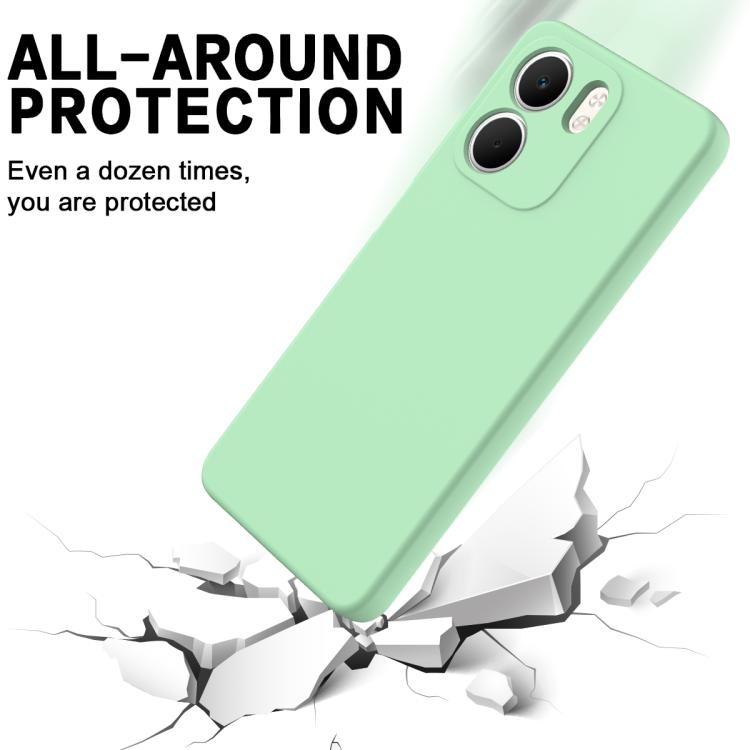 For OPPO A5x 4G / 5G Solid Color Liquid Silicone Dropproof Full Coverage Phone Case