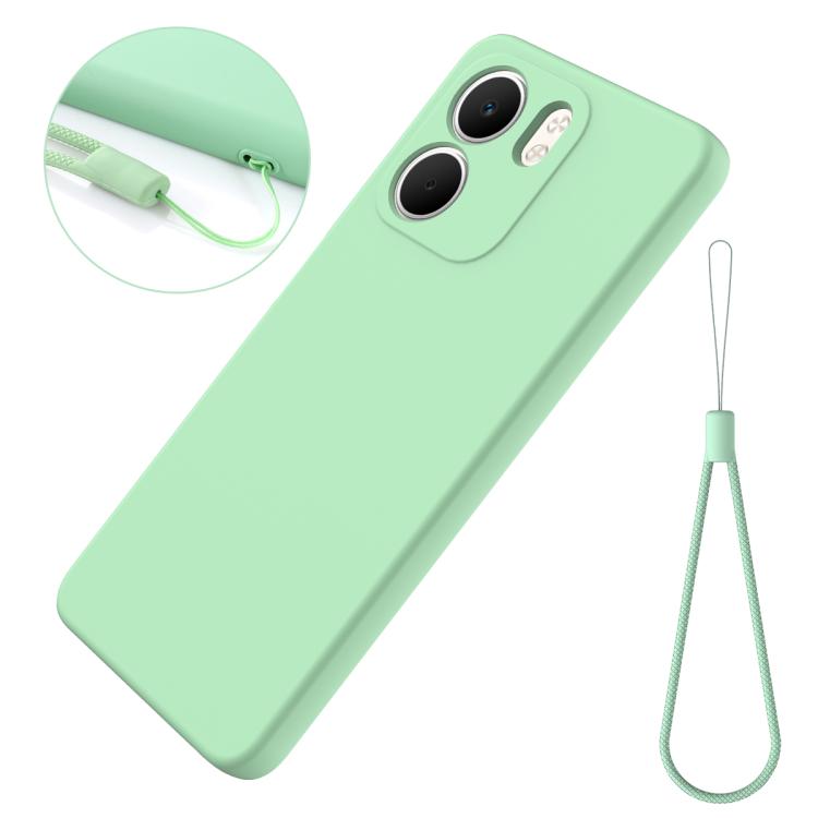 For OPPO A5x 4G / 5G Solid Color Liquid Silicone Dropproof Full Coverage Phone Case