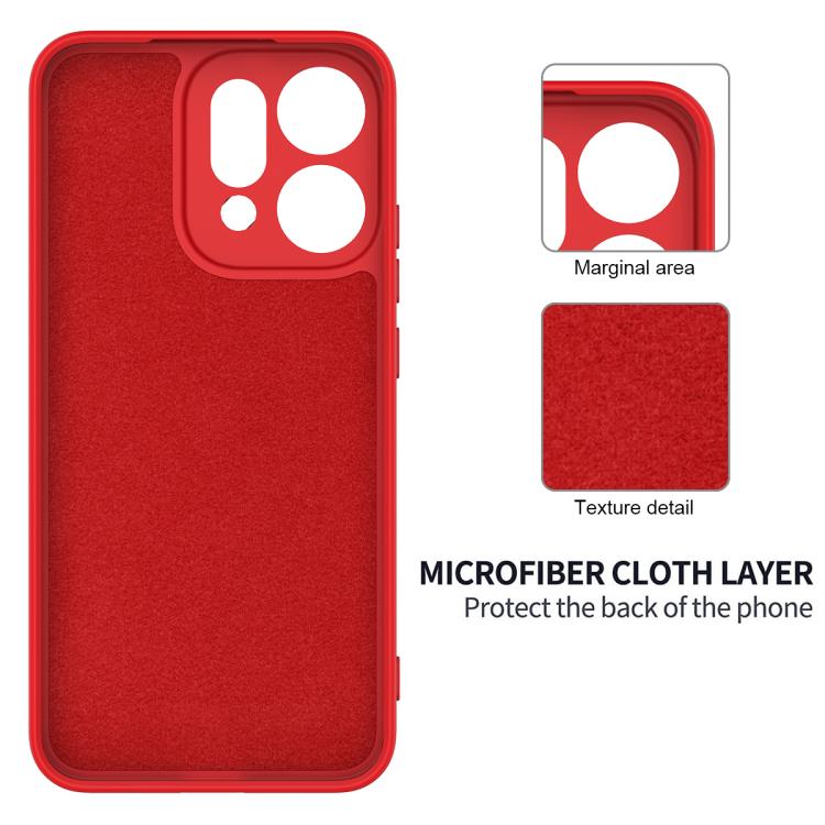 For OPPO Reno14 5G Global Solid Color Liquid Silicone Dropproof Full Coverage Phone Case